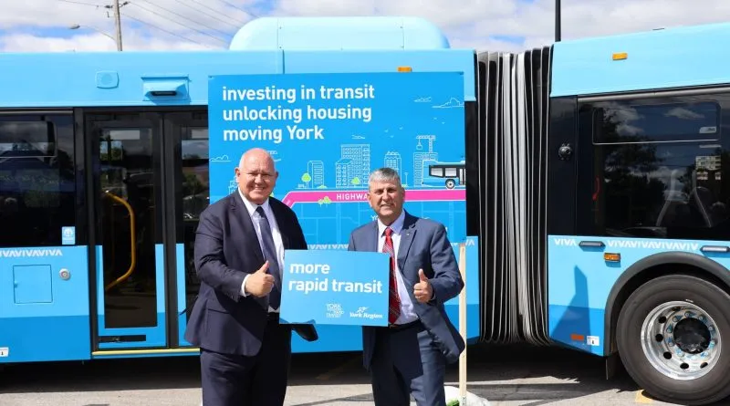 New milestone for Highway 7 East BRT